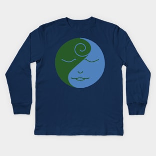 Tranquil Earth Kids Long Sleeve T-Shirt
